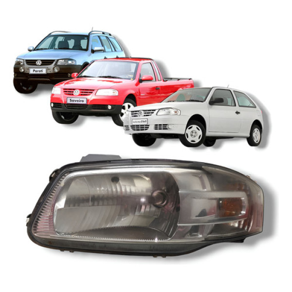 Farol Gol Parati Saveiro G4 Dianteiro Esq 2006 2008 Original