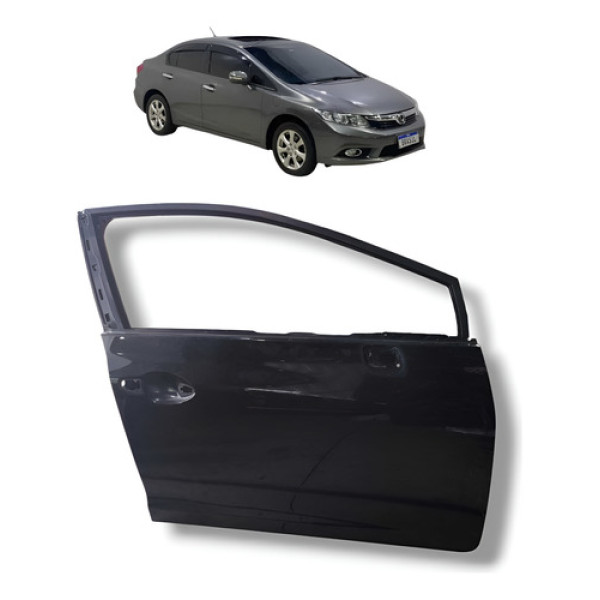 Porta Dianteira Direita Honda Civic 2012 A 2016 Original