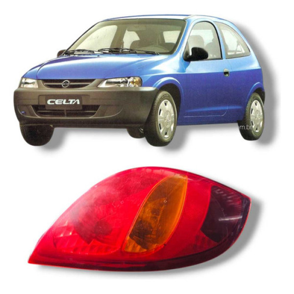 Lanterna Traseira Esquerda Chevrolet Celta 2002 Original 