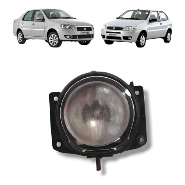 Farol Milha Dianteiro Esquerdo Fiat Palio Siena 2007 A 2009