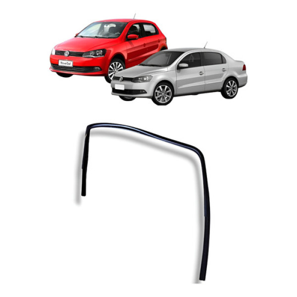 Borracha Canaleta Vidro Traseiro Le Vw Gol Voyage G5 G6