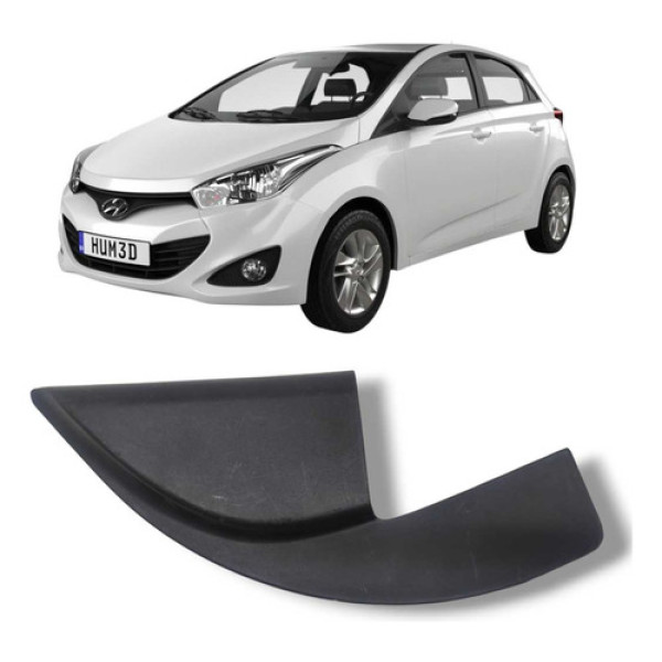 Acabamento Interno Retrovisor Direito Hyundai Hb20 2013 19 Preto