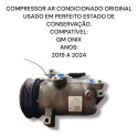 Compressor Ar Condicionado Gm Onix 1.0 Turbo Original