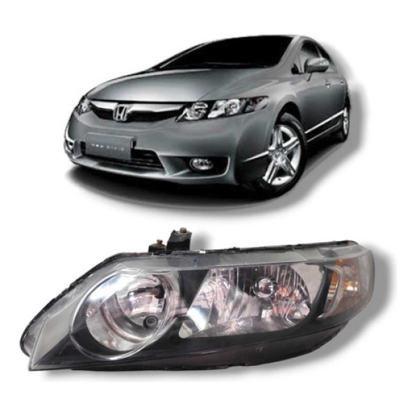 Farol Honda Civic G8 Dianteiro Esquerdo 2007 A 2011 Original