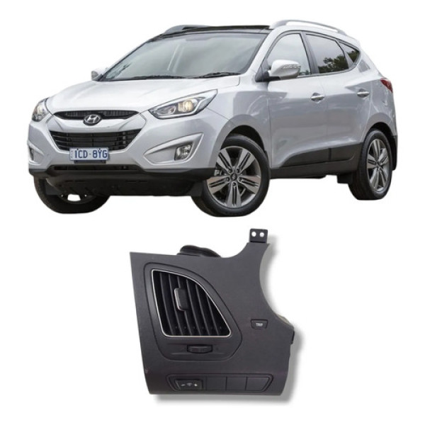 Moldura Difusor Central Esquerdo Hyundai Ix35 2015 