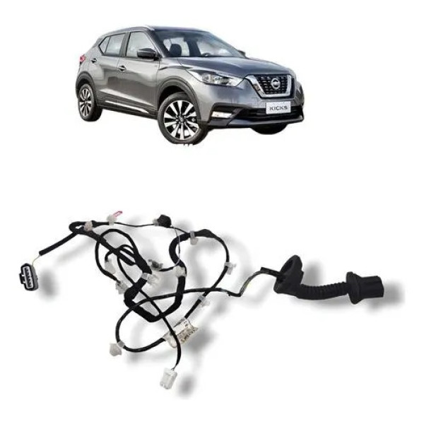 Chicote Porta Traseira Esquerda Nissan Kicks 2017 A 2021