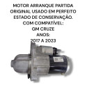 Motor  Partida Arranque Chevrolet Cruze Lt Ltz Original 