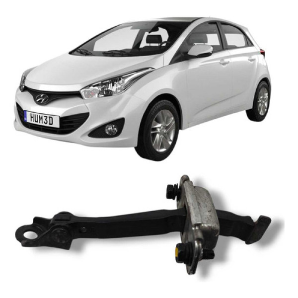 Limitador Porta Traseira Esquerda Hyundai Hb20 2013 2019 Preto