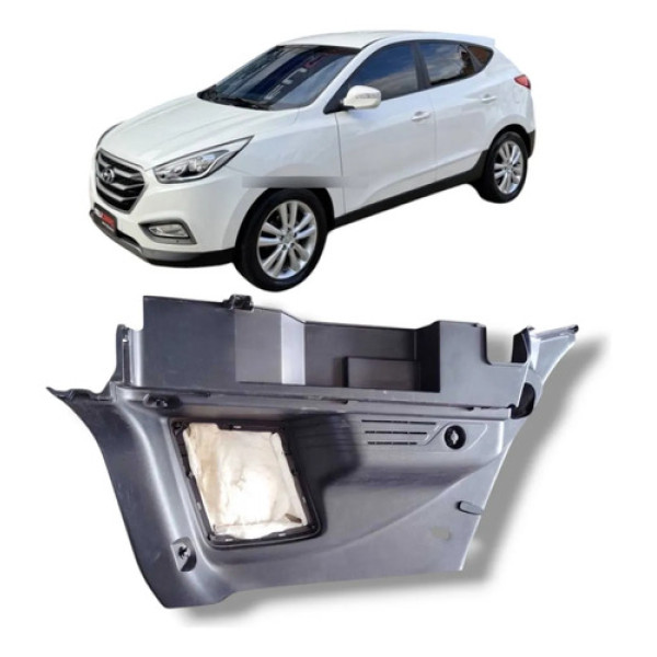 Acabamento Direito Porta Malas Hyundai Ix35 2012 A 2015  Preto