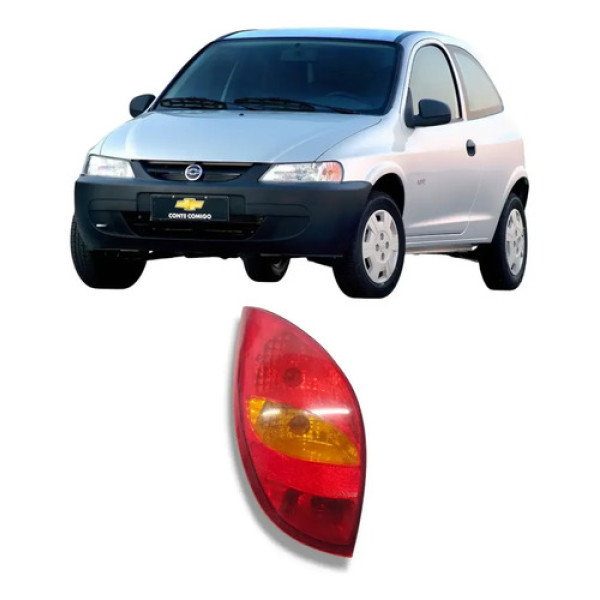 Lanterna Traseira Esquerda Gm Celta 2001 2006 Original Esquerdo/motorista Vermelho