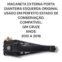 Maçaneta Externa Dianteira Esquerda Gm Cruze Original