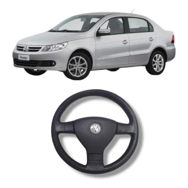 Volante Direção Vw Voyage G5 2008 A 2012 Original Prateado