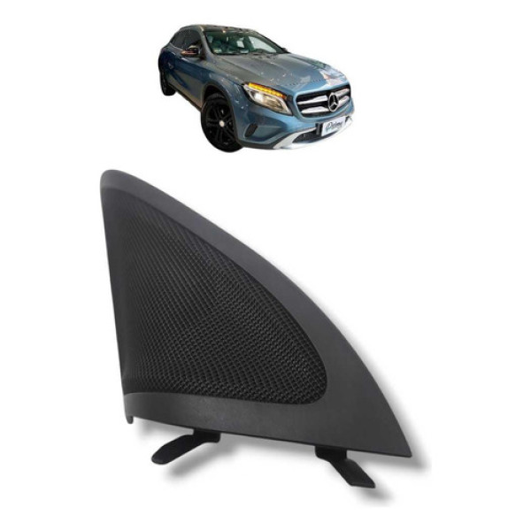 Acabamento Interno Retrovisor Esquerdo Gla 200 2015 2018 Preto