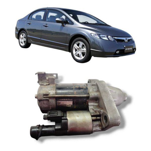 Motor Arranque Partida Honda Civic 2007 A 2011 Original 