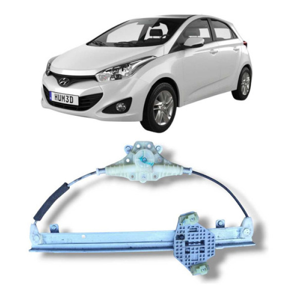 Máquina Vidro Manual Dianteira Esquerda Hyundai Hb20 2013 19