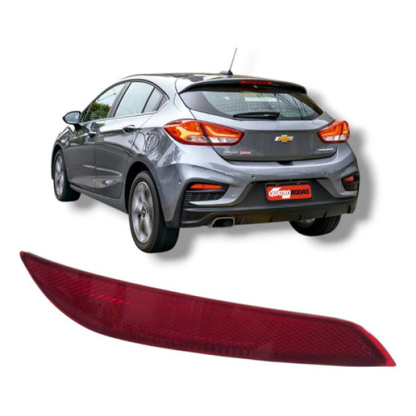 Refletor Parachoque Traseiro Chevrolet Cruze Original 