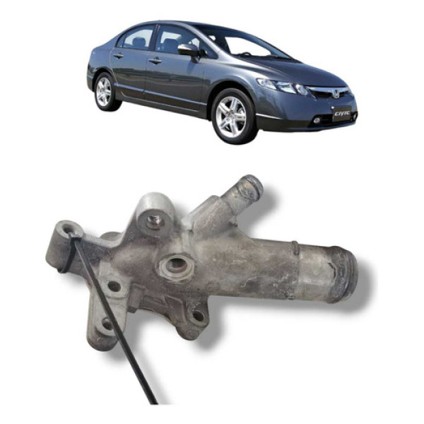  Carcaça Válvula Termostática Honda Civic Lxs 1.8 At 2007