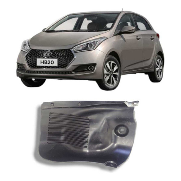 Parabarro Traseiro Direito Hyundai Hb20 2013 A 2019 Original Preto