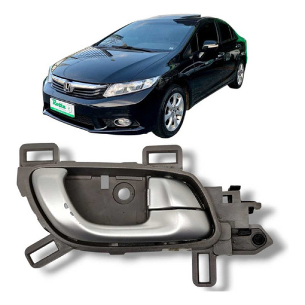 Maçaneta Interna Traseira Direita Honda Civic 2012 2016 Orig