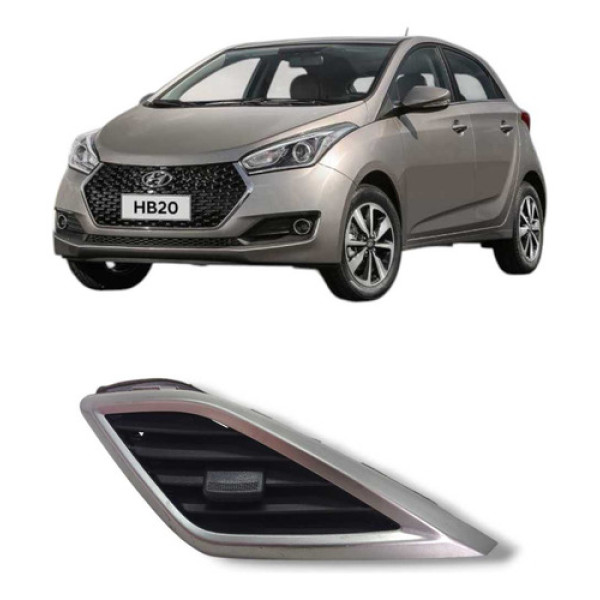 Difusor Ar Central Direito Hyundai Hb20 2013 A 2019 Original