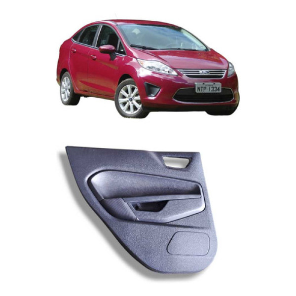 Forro Porta Traseira Esquerda Ford Fiesta 2011 A 2013