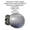 Portinhola Tampa Tanque Combustível Honda Civic Original 