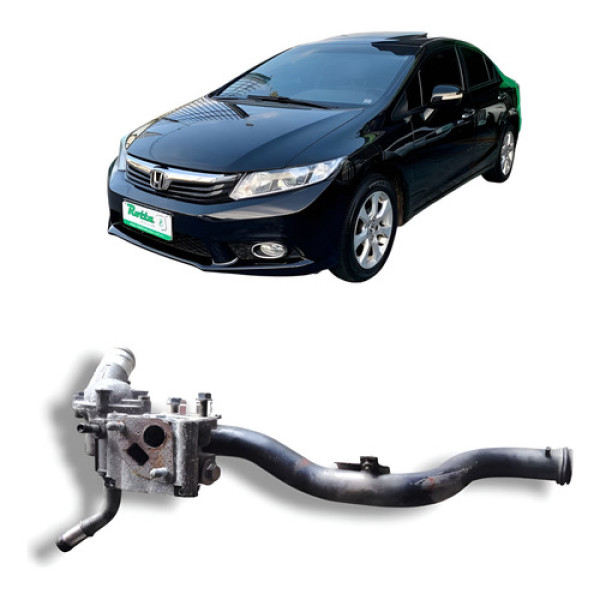 Carcaça Válvula Termostática Honda Civic G9 1.8 2012 A 2016