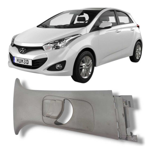 Acabamento Coluna Direita Hyundai Hb20 2013 A 2019 Original Preto
