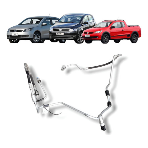 Mangueira Ar Condicionado Vw Gol Saveiro 2008 A 2014 Origina