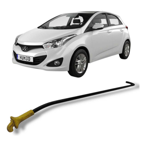 Vareta Capô Hyundai Hb20 2013 A 2019 Original Preto