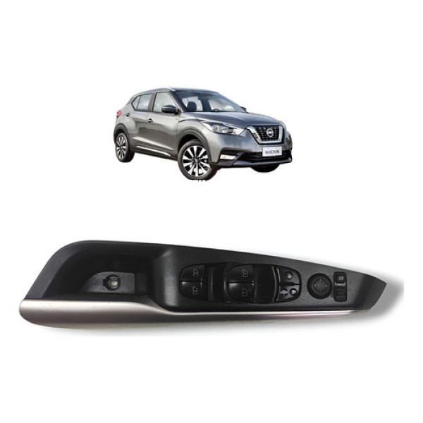 Comando Vidro Dianteiro Esquerdo Nissan Kicks 2017 A 2021