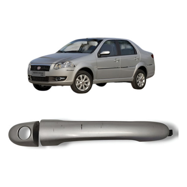 Maçaneta Porta Dianteira Esquerda Fiat Siena 2008 2012 Origi