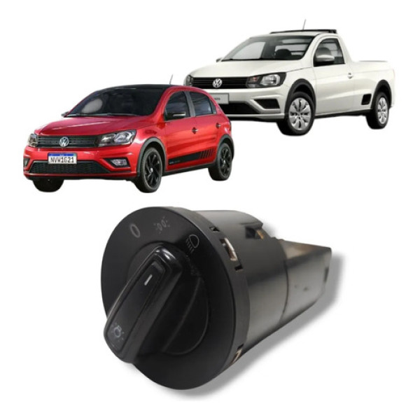 Chave Luz Farol Vw Volkswagen Gol Saveiro 2016 A 2023
