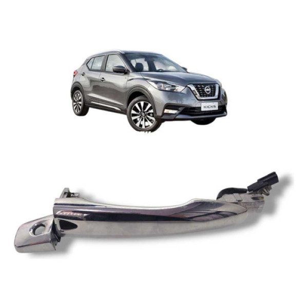 Maçaneta Externa Dianteira Esquerda Nissan Kicks 2017 A 2021