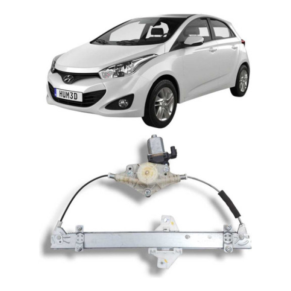 Máquina Vidro Traseiro Esquerdo Hyundai Hb20 2013 A 2019
