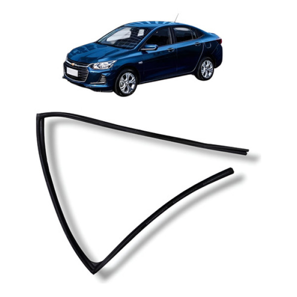 Canaleta Porta Traseira Esquerda Gm Onix Sedan 2020 A 2025