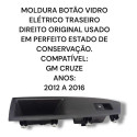 Botão Vidro Elétrico Traseiro Direito Cruze Original