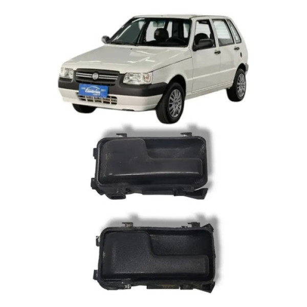 Par Maçaneta Esquerda Fiat Uno Fiorino 2004 2012