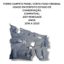 Forro Carpete Painel Corta Fogo Jeep Renegade Original 