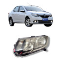 Farol Dianteiro Esquerdo Renault Logan 2014 A 2017 Original