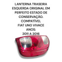  Lanterna Traseira Esquerda Fiat Uno Vivace Original.