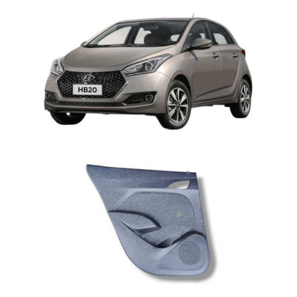 Forro Porta Traseira Esquerda Hyundai Hb20 2013 A 2019