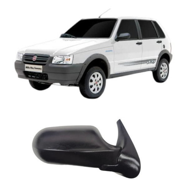 Retrovisor Direito Uno Flex 04/13 2p C/ Controle