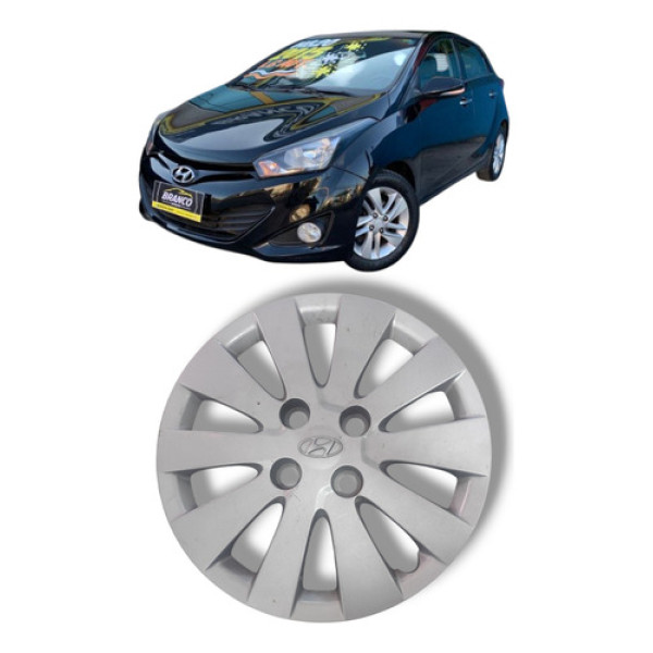 Calota Aro 14 Hyundai Hb20 2013 A 2016 Original Cinza