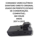  Comando Vidro Elétrico Dianteiro Direito Cruze Original 
