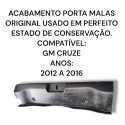 Acabamento Porta Malas Chevrolet Cruze Lt Original