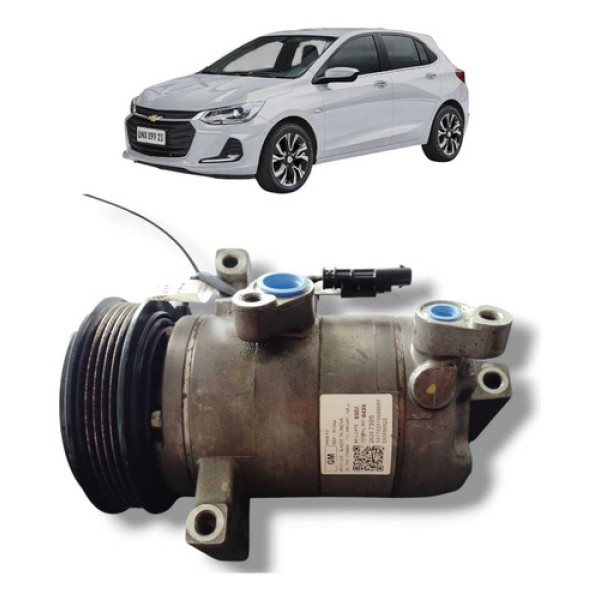 Compressor Ar Condicionado Gm Onix 1.0 Turbo Original
