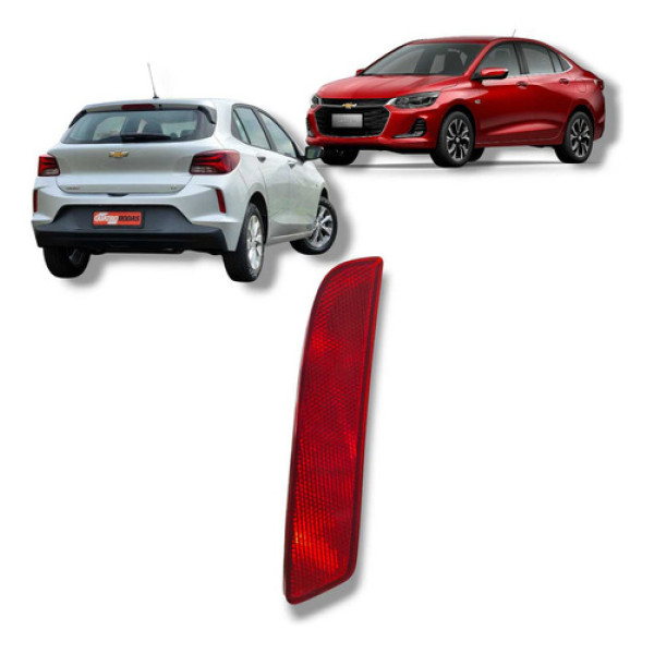 Refletor Para-choque Tras Onix Onix Plus Lado Esq Original 