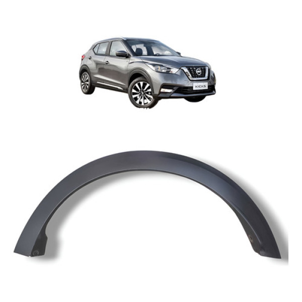 Moldura Paralama Traseiro Esquerdo Nissan Kicks 2017 A 2021