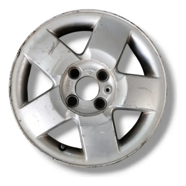 Roda Renault Aro 14 Tala 5 4x100 Original Prateado
